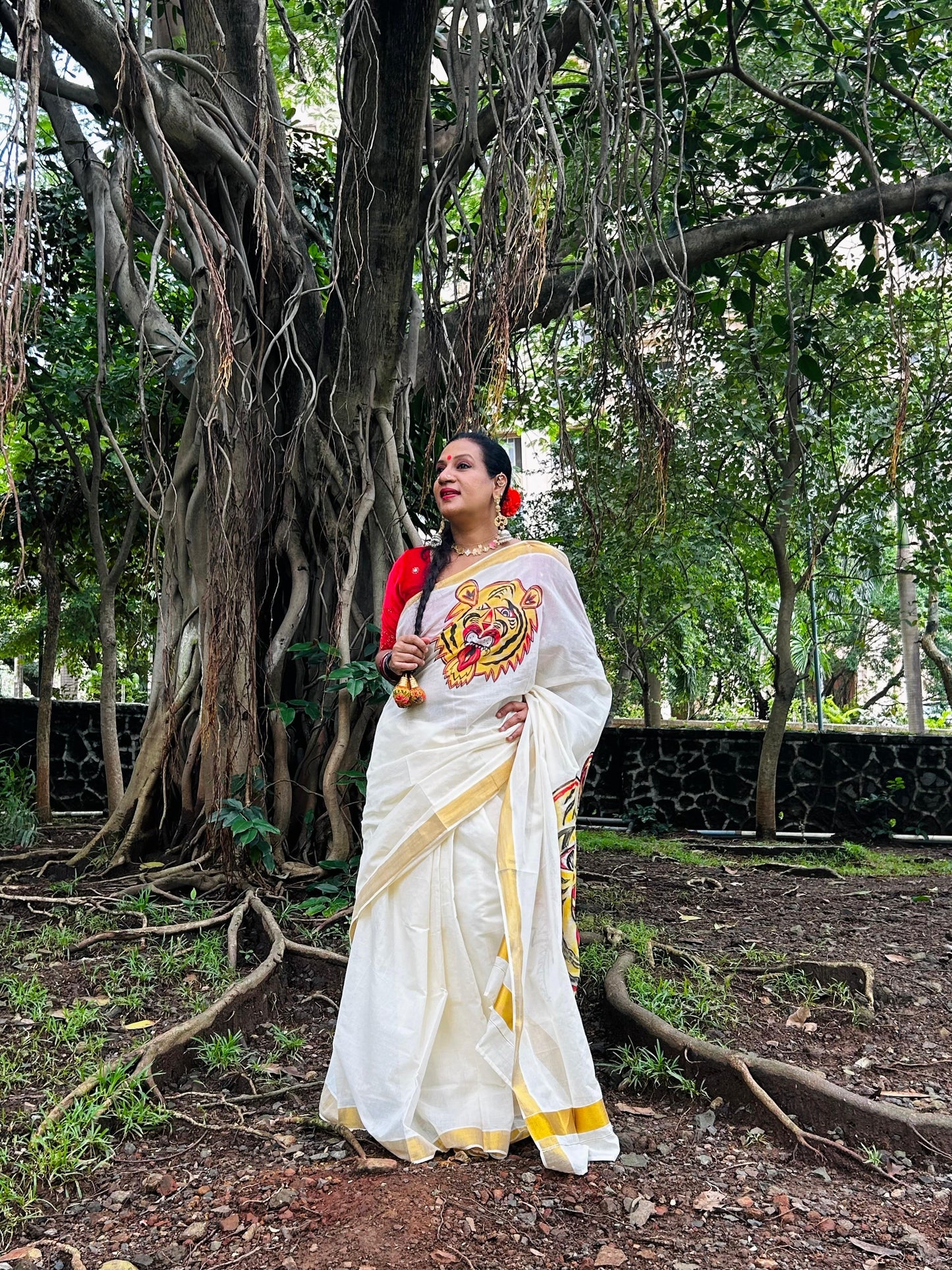 Pulikali Saree