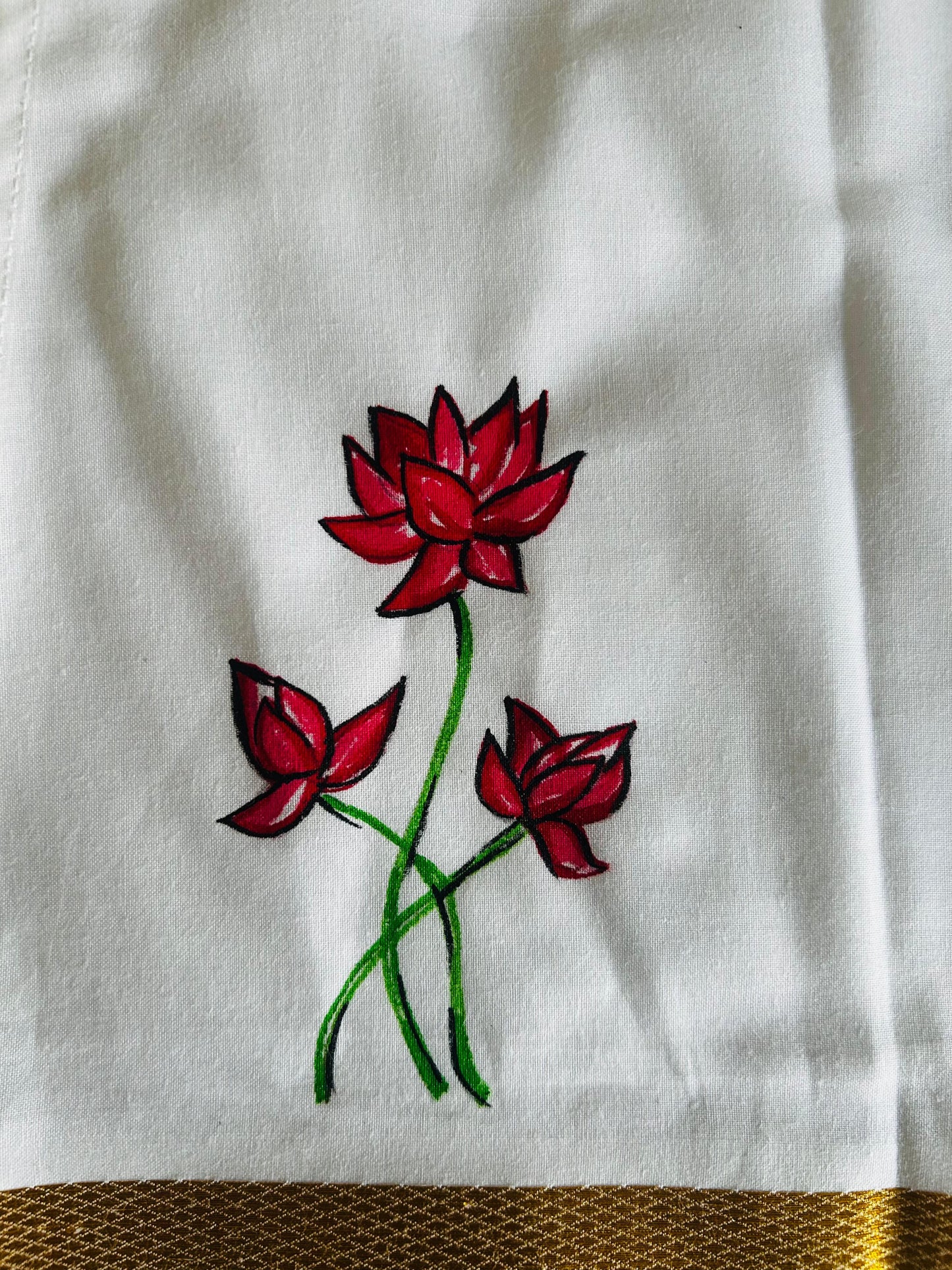 Kids Wear Child Buddha - Handpainted Dhoti